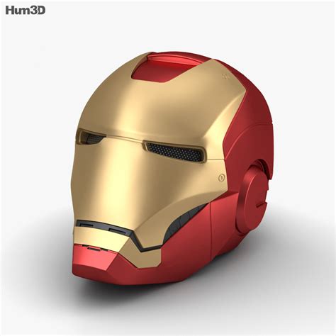 iron man helmet 3d model.